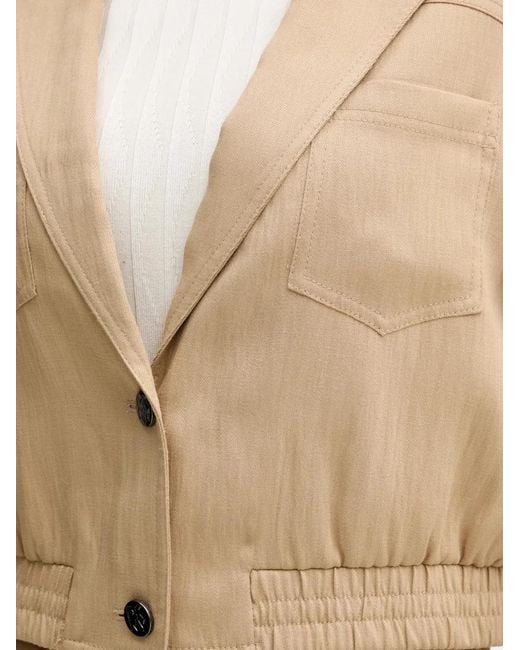 DKNY Natural Chest-Pockets Jacket