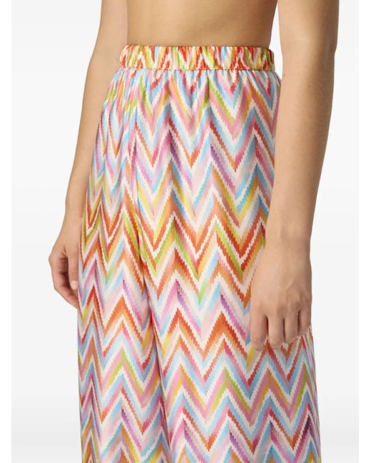 Missoni White Trousers Multicolour