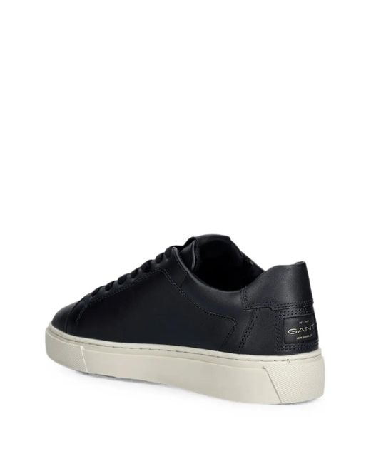 Gant Black Logo-Print Lace-Up Sneakers for men