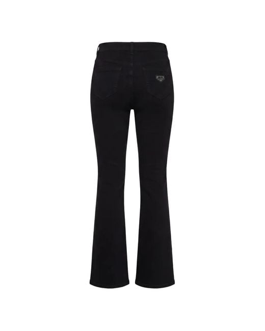Philipp Plein Black Flare Fit Jeans Basique