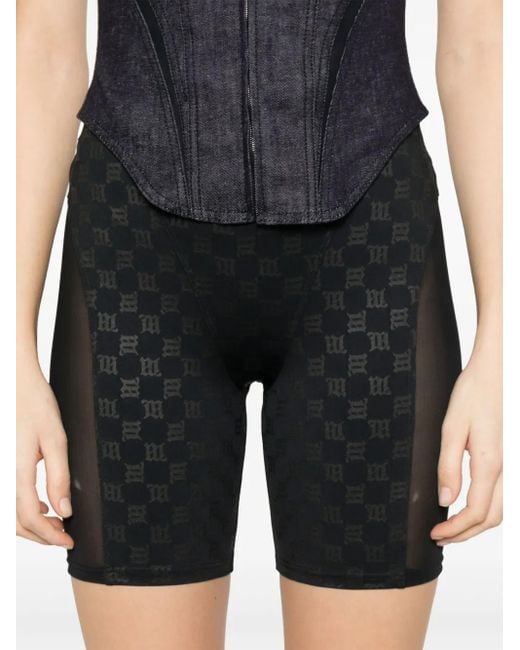 Culotte de ciclismo con monograma M I S B H V de color Black