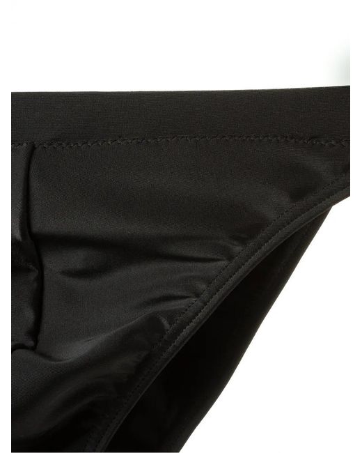 Amir Slama Black Mesh Trousers for men