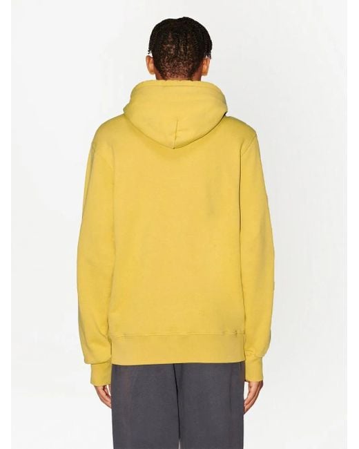 Ambush Yellow Multicord-Drawstring Organic Cotton Hoodie