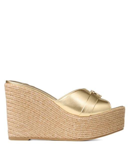 Jimmy Choo Natural 100Mm Leda Mules