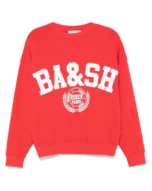 Ba&sh Benjamin Sweater in het Red