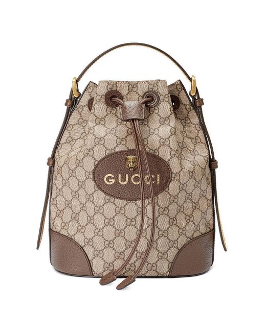Gucci Natural Neo Vintage GG Supreme Backpack