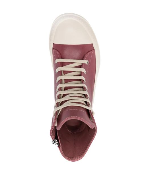 Rick Owens Pink Mega Bumper Sneakers