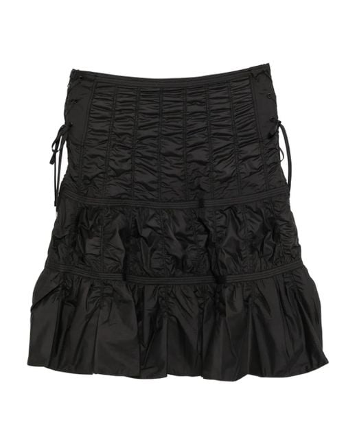 Low Classic Black A-Line Skirt
