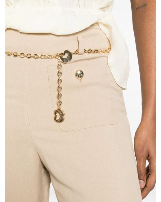 Maje Flared Broek in het White