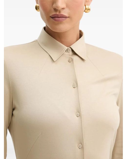 Camicia A Maniche Lunghe di Boss in Natural