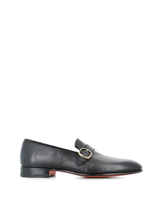 Santoni メンズ グレー モンクストラップ シューズの通販はau PAY