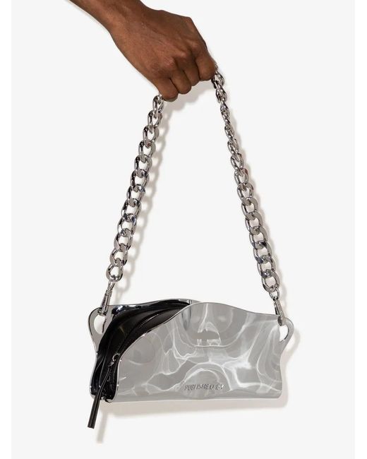 PUBLISHED BY White Mayzie Chrome Shoulder Bag