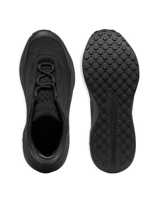 Lacoste Black Neo Perforated-Design Sneakers for men