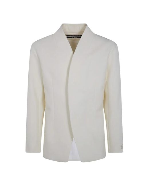 Jacquemus Gray The Bastide Collarless Blaser for men