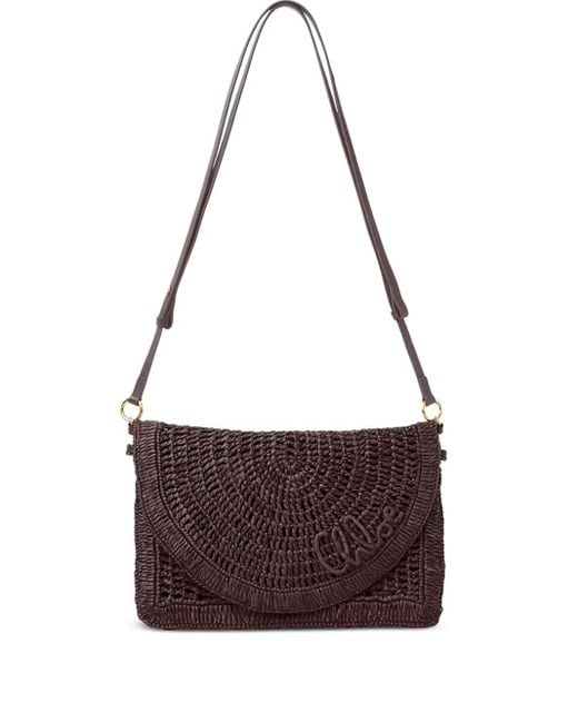 Chloé Purple Summer Banana Shoulder Bag