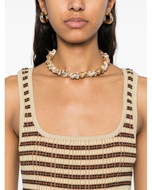 Nanushka Delfine Tanktop in het Natural