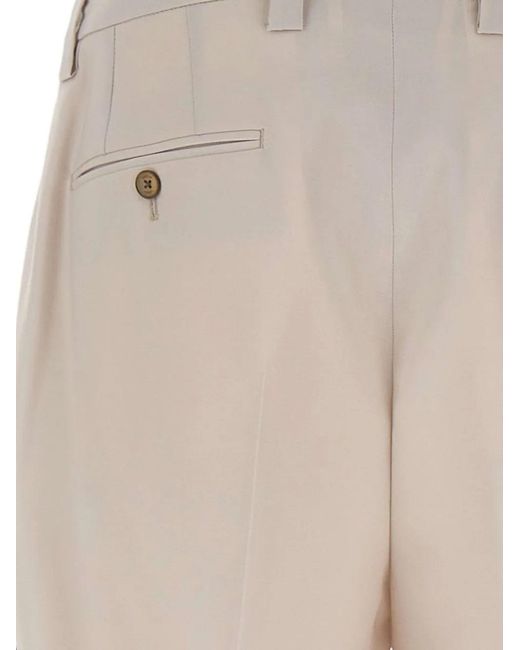Briglia 1949 Natural Portofinos Elasticated-Waistband Trousers for men