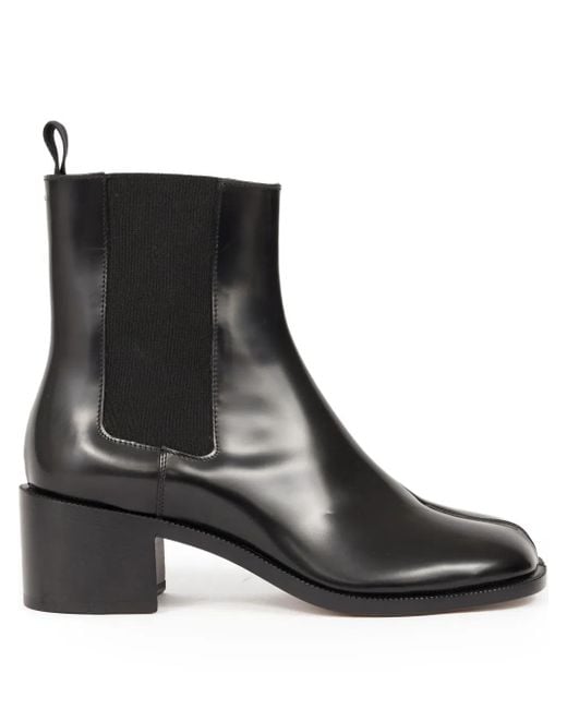 Maison Margiela Black H55 Tabi City Chelsea Boots