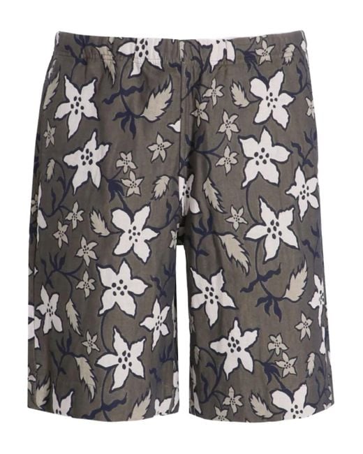 Shorts A Fiori di Paul Smith in Gray da Uomo