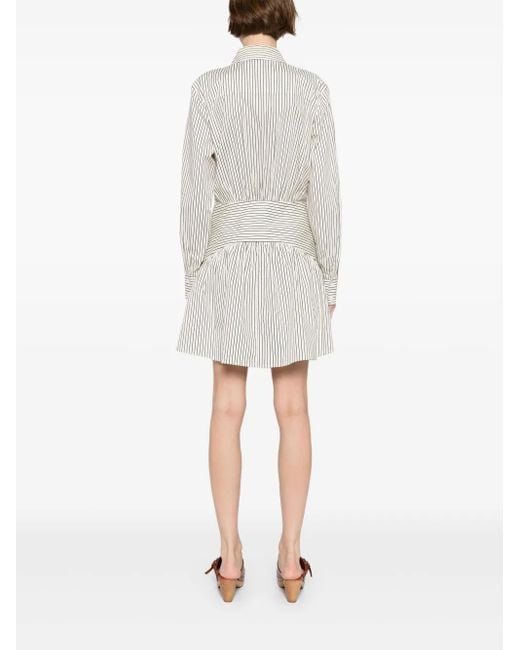 Staud Rocco Mini-Jurk in het White