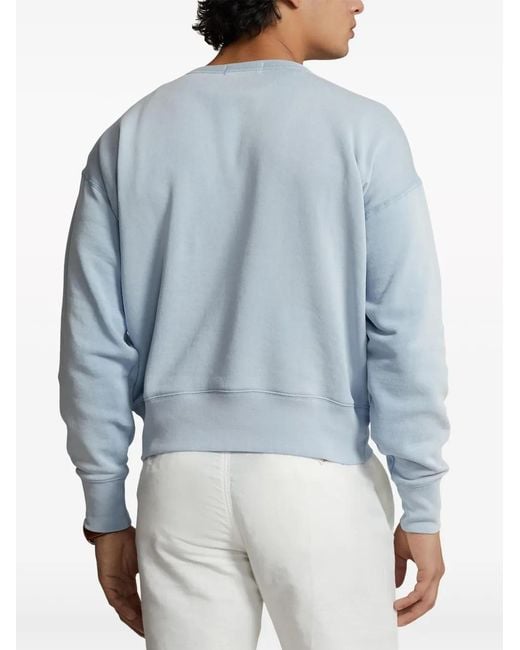 Polo Ralph Lauren Blue Crew Neck Sweatshirt for men