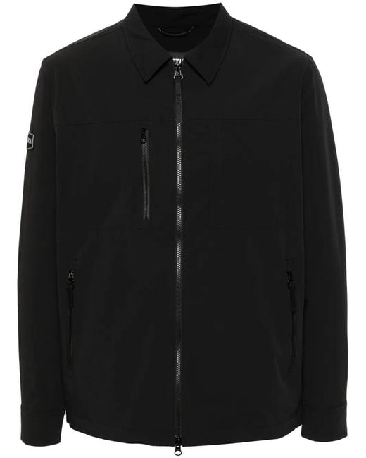 Duvetica Black Godin Z Shirt Jacket for men