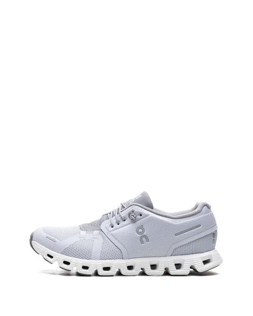 On Shoes White Cloud 5 "Heather/Fossil" Sneakers