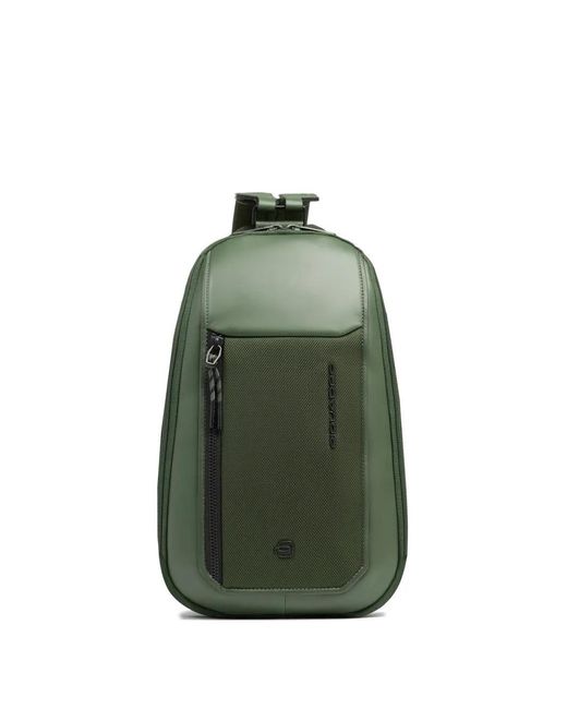 Piquadro Green Convertible Backpack for men