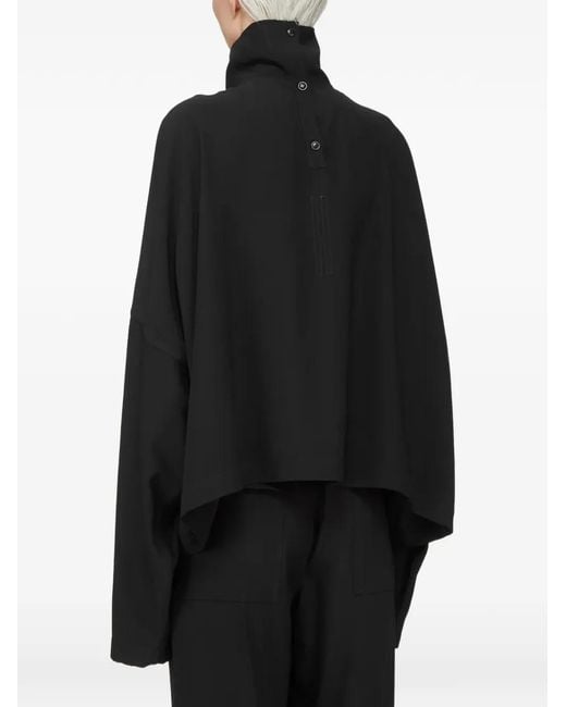 Rick Owens Black Haut Oversize Jumbo À Col Montant