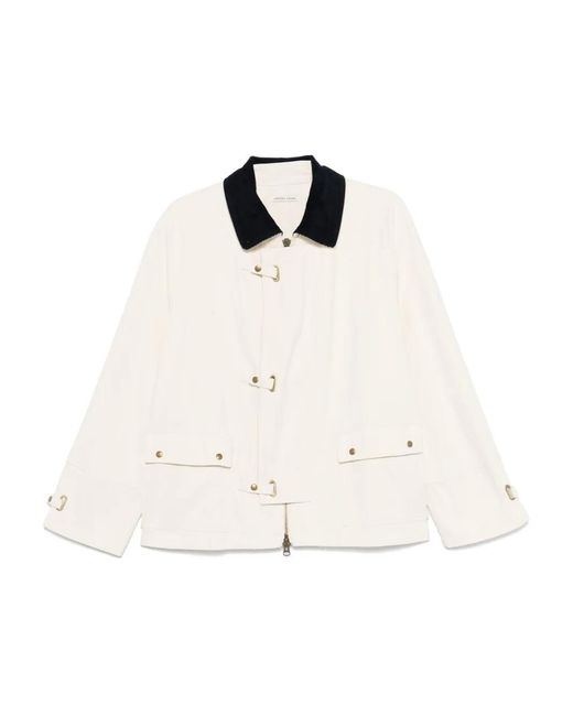 Carter Young White Newman Chore Jacket for men