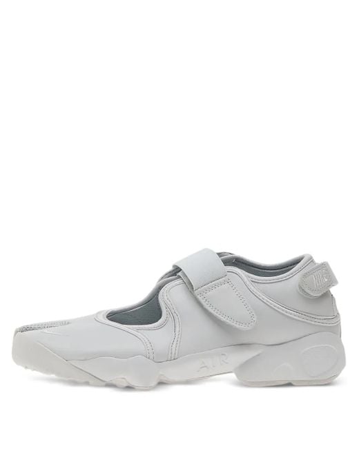 Nike Gray Air Rift Touch-strap Sneakers
