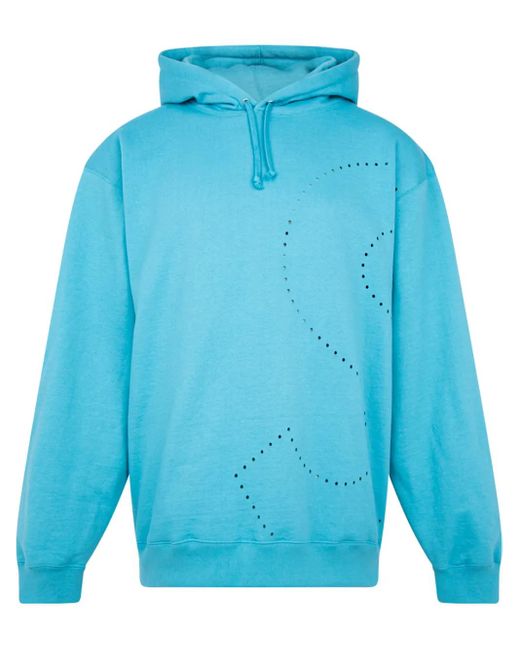 Supreme Blue Laser Cut 'S' Logo Hoodie