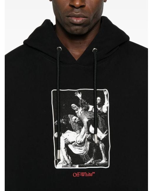 メンズ Off-White c/o Virgil Abloh グラフィック パーカー Black
