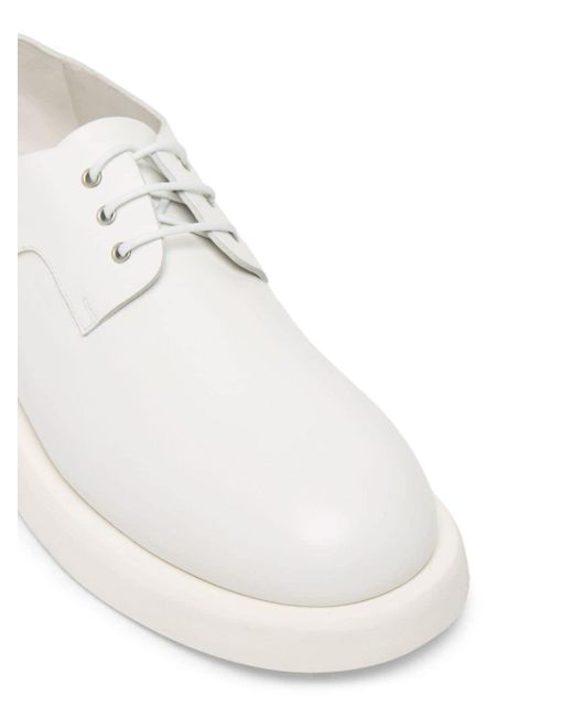 Marsèll White Leather Derby Shoes for men
