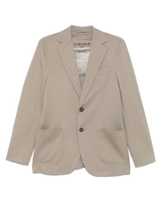 Circolo 1901 Natural Piqué Blazer for men