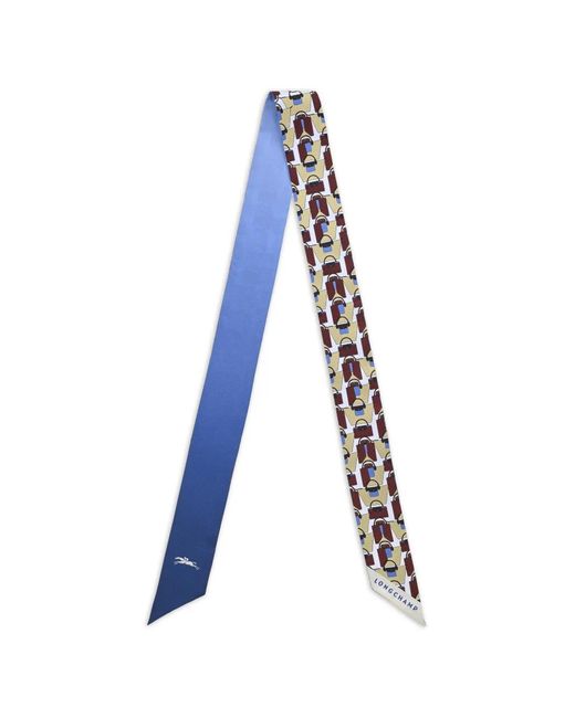 Longchamp Blue Foulard Origami Le Pliage
