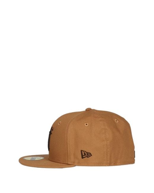 KTZ Brown 59Fifty Authentic Logo Cap for men