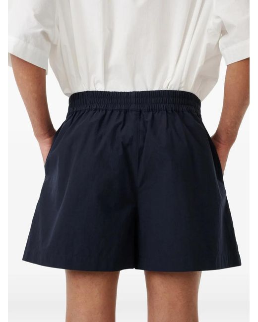 Studio Nicholson Black Elio Elasticated-Waistband Shorts for men