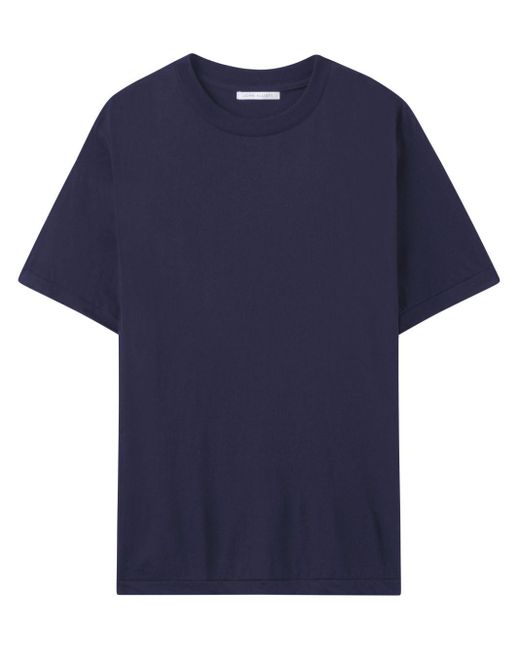 John Elliott Blue Crew-neck Short-sleeve T-shirt for men