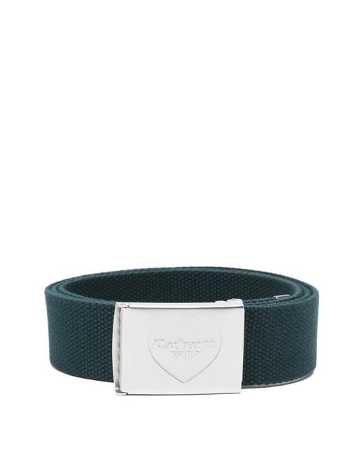 Carhartt Blue Heart-Buckle Logo Belt for men