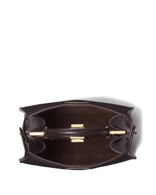 Bolso shopper Peekaboo I See U pequeño Fendi de color Blue