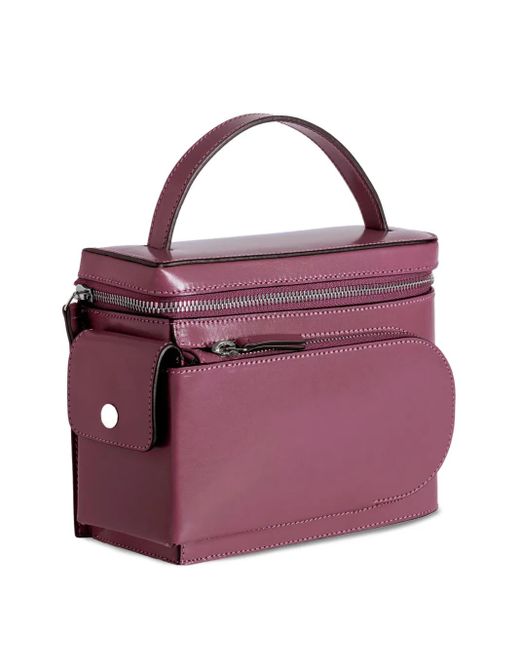 Merryl Tielman Purple Esther Zip-Fastening Cross Body Bag