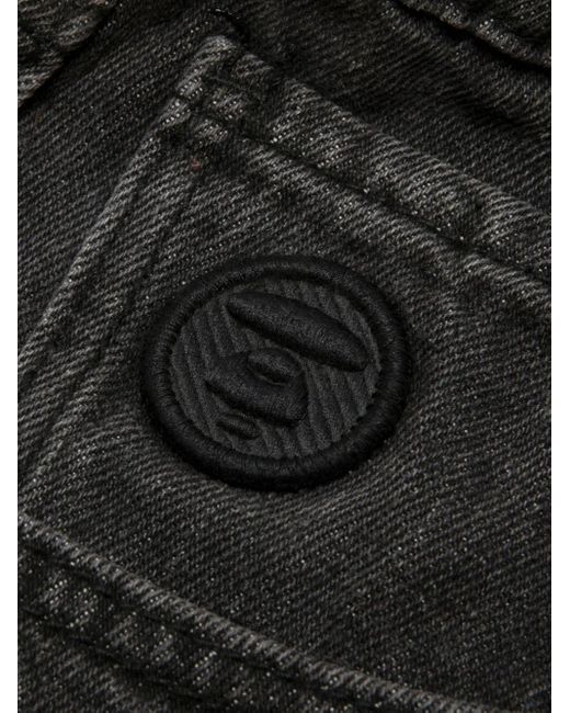 メンズ Aape By A Bathing Ape ロゴパッチ ショートパンツ Black