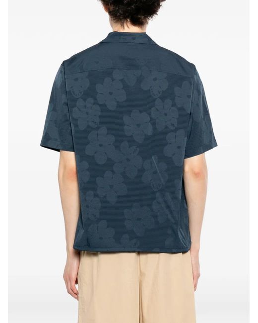 SPORT b. by agnès b. Blue Aop Shirt for men