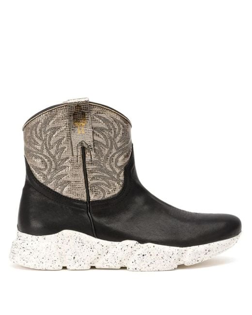 Texas Robot Brown Western Sneaker Boots