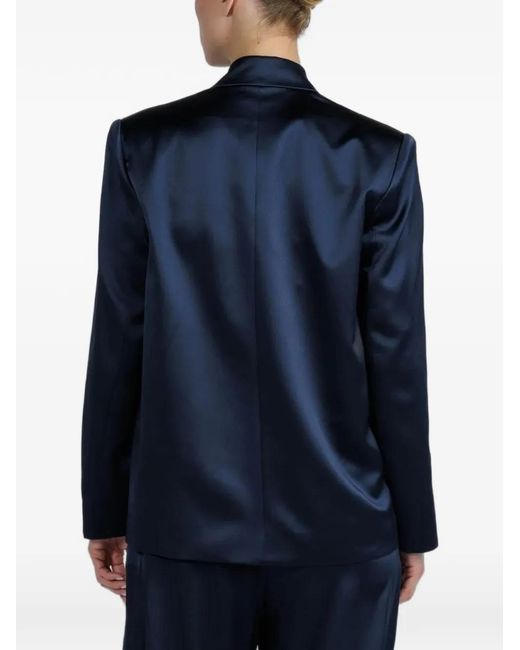 The Sei Blue Double-Breasted Blazer