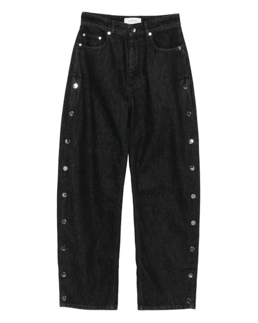 Sportmax Black Cotton Denim Jeans