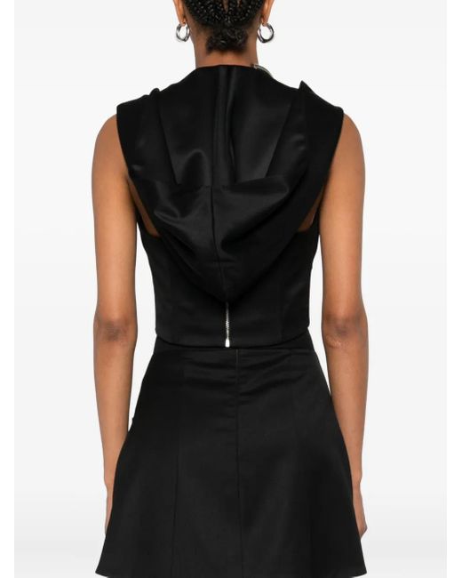 Vestiaire d'un Oiseau Libre Korset Gilet in het Black
