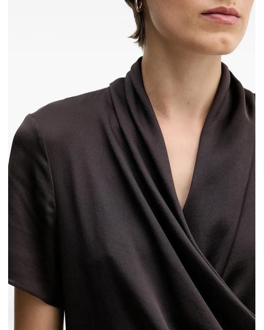 Joseph Ribkoff Black Draped Top