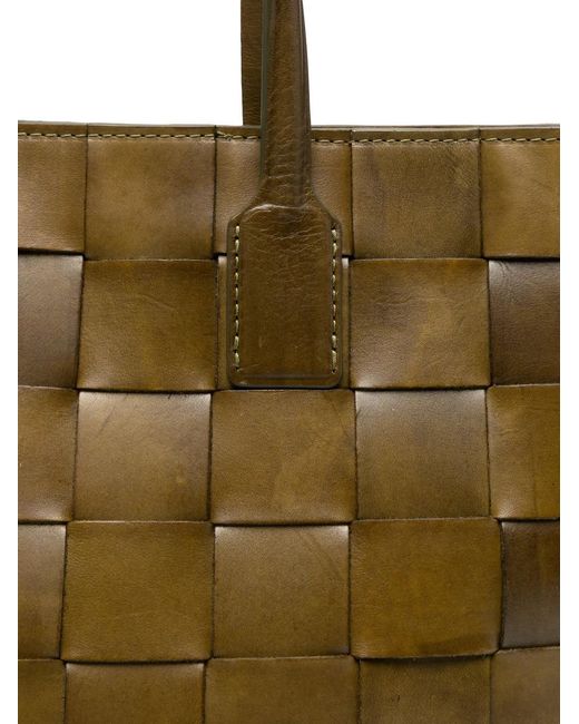 Dragon Diffusion Green Medium Pino Woven Tote Bag